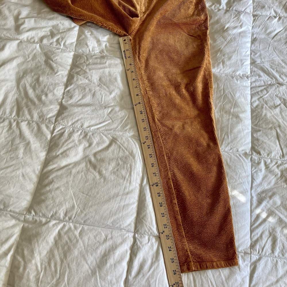 Paige Hoxton Ankle Skinny Corduroy Pants Marigold Womens 29 Fall Boho Indie EUC - Picture 14 of 16